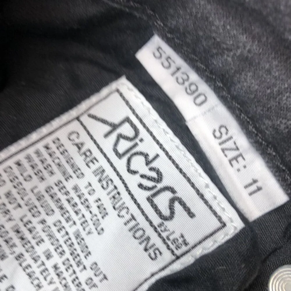 PREMIUM RIDERS BY LEE BLACK MID VEGAS SUPER SKINNY JEANS 11/31x28 ⭐️